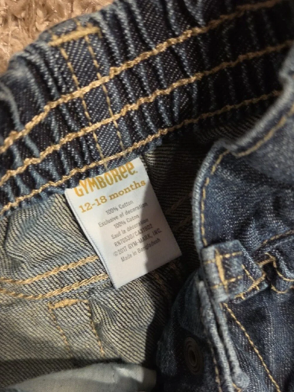 Gymboree Boys Dark Blue Denim Jeans